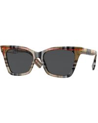 Burberry - Be4346 Elsa 394487 Sunglasses Acetate Geometric Normal - Lyst
