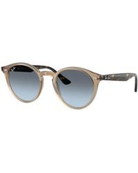 Ray-Ban - Rb2180 Sunglasses Frame Blue Lenses - Lyst