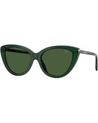 Burberry - Be4457 416271 Sunglasses Acetate Cat Eye Normal - Lyst