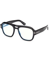 Tom Ford - Ft6085-B 001 Optical Frames Acetate Squared Normal - Lyst