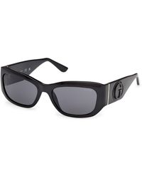 Guess - Gu00253 01A Sunglasses Injected Smoke Squared Normal - Lyst