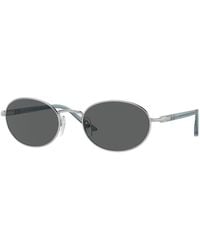 Persol - Po1018S Ida 518/B1 Sunglasses Metal Round Normal - Lyst