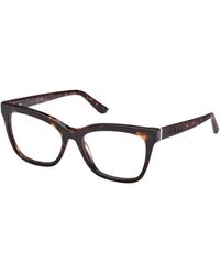 Guess - Gu50172 052 Optical Frames Acetate Squared Normal - Lyst