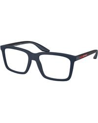 Prada Linea Rossa - Ps 03Sv Tfy1O1 Optical Frames Injected Squared Normal - Lyst