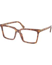 Miu Miu - Mu 08Xv 4Bw1O1 Optical Frames Acetate Squared Normal - Lyst