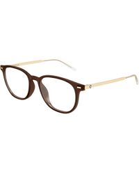 Montblanc - Mb0448Oa 004 Optical Frames Injected Transparent Round - Lyst