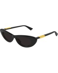 Bottega Veneta - Bv1447S 003 Sunglasses Acetate Cat Eye - Lyst