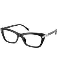 Swarovski - Sk2068U 1038 Optical Frames Acetate Transparent Cat Eye Normal - Lyst