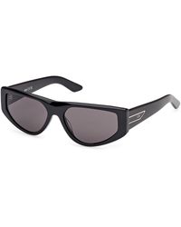 Gcds - Gd0055 01A Sunglasses Acetate Smoke Geometric Normal - Lyst