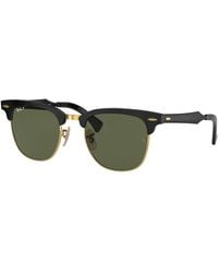 Ray-Ban - Rb3507 Clubmaster Aluminum Square Sunglasses - Lyst