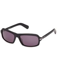 adidas Originals - Or0144 02A Sunglasses Acetate Smoke Squared Normal - Lyst