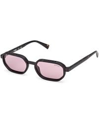 Guess - Gu00233 52Y Sunglasses Injected Geometric Normal - Lyst