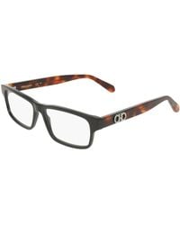 Ferragamo - Sf3061 001 Optical Frames Acetate Squared Normal - Lyst