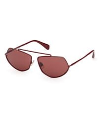 Max Mara - Mm0165 Joey 69S Sunglasses Metal Round Normal - Lyst