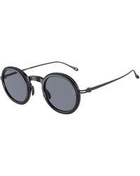 Giorgio Armani - Ar6147T 335119 Sunglasses Titanium Round Normal - Lyst