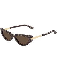 McQueen - Am0520S 002 Sunglasses Acetate Cat Eye - Lyst