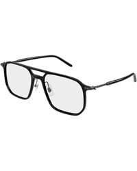 Montblanc - Mb0522O 001 Optical Frames Injected Transparent Pilot - Lyst