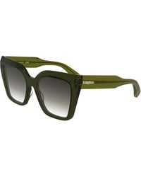 Longchamp - Lo778S 300 Sunglasses Acetate Butterfly Normal - Lyst