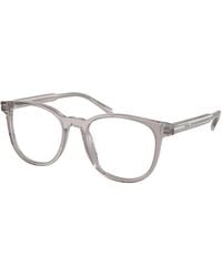 Prada - Pr A15V 10J1O1 Optical Frames Acetate Transparent Pantos Normal - Lyst