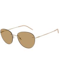 Giorgio Armani - Ar6182 300273 Sunglasses Metal Round Normal - Lyst