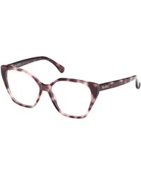 Max Mara - Mm5085 055 Optical Frames Acetate Geometric Normal - Lyst