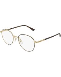 Gucci - Gg0392O 002 Optical Frames Metal Transparent Round - Lyst