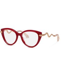 Roberto Cavalli - Vrc105 09Ez Optical Frames Acetate Butterfly - Lyst
