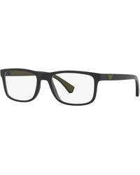 Emporio Armani - Ea3147 5042 Optical Frames Injected Squared Normal - Lyst