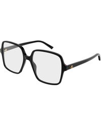 Gucci - Gg1994O 001 Optical Frames Acetate Transparent Squared - Lyst