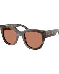 Prada - Pr C04S 22F90Q Sunglasses Acetate Squared Normal - Lyst