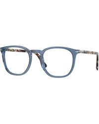 Persol - Po3318V 1202 Optical Frames Acetate Transparent Pantos Normal - Lyst