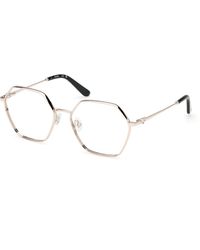 Guess - Gu50184 033 Optical Frames Metal Geometric Normal - Lyst