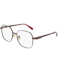 Ferragamo - Sf2239 606 Optical Frames Metal Squared Normal - Lyst