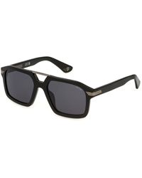 Police - Splp28 Forty 1 700 Sunglasses Acetate Smoke Squared Normal - Lyst