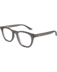 Montblanc - Mb0422O 009 Optical Frames Acetate Transparent Squared - Lyst