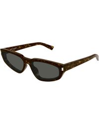 Saint Laurent - Sl 634 Nova 002 Sunglasses Acetate Cat Eye Normal - Lyst