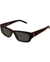 Saint Laurent - Sl M182 Jazz 002 Sunglasses Acetate Squared - Lyst
