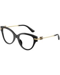 Dolce & Gabbana - Dg3438 501 Optical Frames Acetate Transparent Butterfly Normal - Lyst