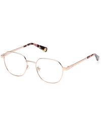 Guess - Gu5222 028 Optical Frames Metal Round Normal - Lyst