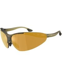 Moncler - Q74007 63577P Sunglasses Injected Geometric Mirror - Lyst