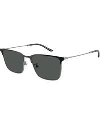 Emporio Armani - Ea2164D 300187 Sunglasses Metal Squared Normal - Lyst