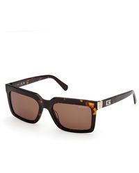 Guess - Gu00213 52E Sunglasses Acetate Squared Normal - Lyst