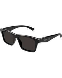 McQueen - Am0472S 001 Sunglasses Acetate Squared - Lyst