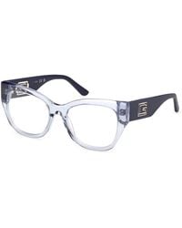 Guess - Gu50356 084 Optical Frames Acetate Squared Normal - Lyst