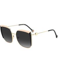 Carolina Herrera - Her 0111/S Kdx/9O Sunglasses Metal Squared Shaded - Lyst