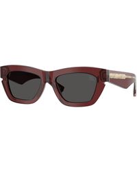 Burberry - Be4454 412887 Sunglasses Acetate Cat Eye Normal - Lyst