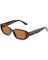 Jimmy Choo - Jc5021Bu 500273 Sunglasses Acetate Round Normal - Lyst