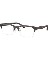 FERRARI SCUDERIA - Fz8028 763 Optical Frames Acetate Transparent Pillow Normal - Lyst