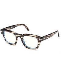 Tom Ford - Ft6083-B 055 Optical Frames Acetate Squared Normal - Lyst