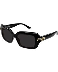 Balenciaga - Bb0465S 001 Sunglasses Acetate Squared - Lyst